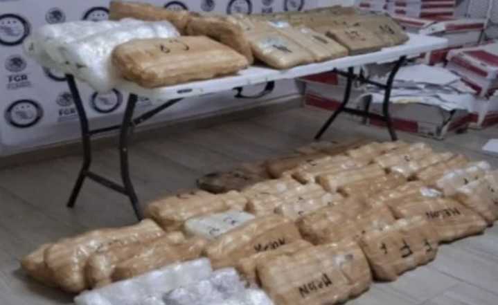 Mesa Estatal de Seguridad asegura 13.7 millones de dosis de fentanilo y cristal en Huatabampo