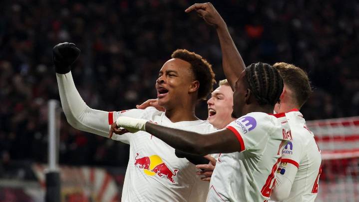 19-year-old Assan Ouedraogo scores for Leipzig after making Germany debut