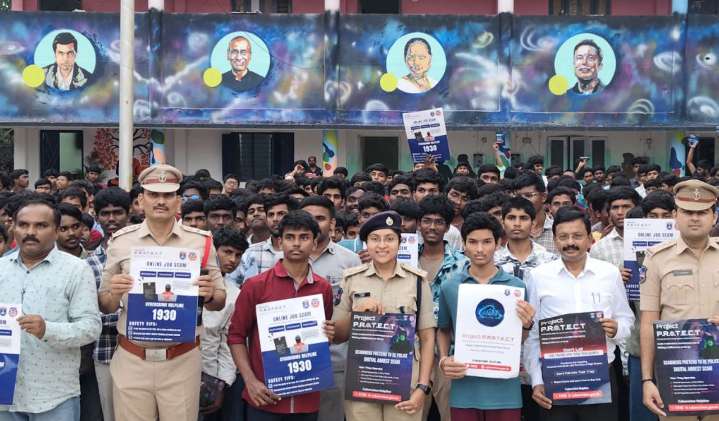 Cyberabad police reach 4.8 lakh in mega cybercrime awareness drive