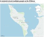 Motorist 'deliberately' hit 5 people in car ramming on French Atlantic island