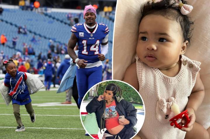 Meet Stefon Diggs' 2 kids and baby on the way with girlfriend Cardi B