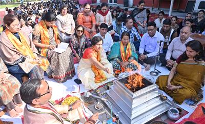 MCM organises Havan to seek divine blessings for students