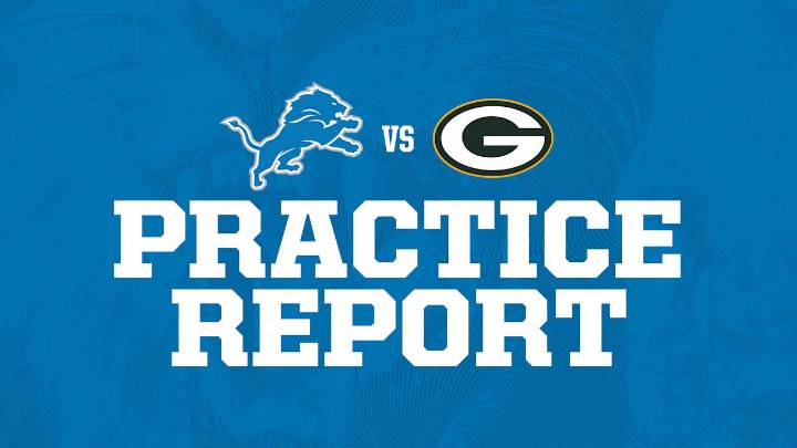 Lions vs. Packers practice report: Nov. 24