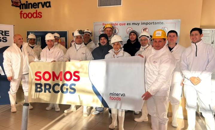 Minerva Foods: planta de Pilar logra máxima certificación en seguridad aliment