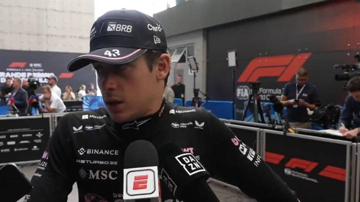 Colapinto, tras chocar en la Sprint del GP de Brasil: "Hay mucho daño"
