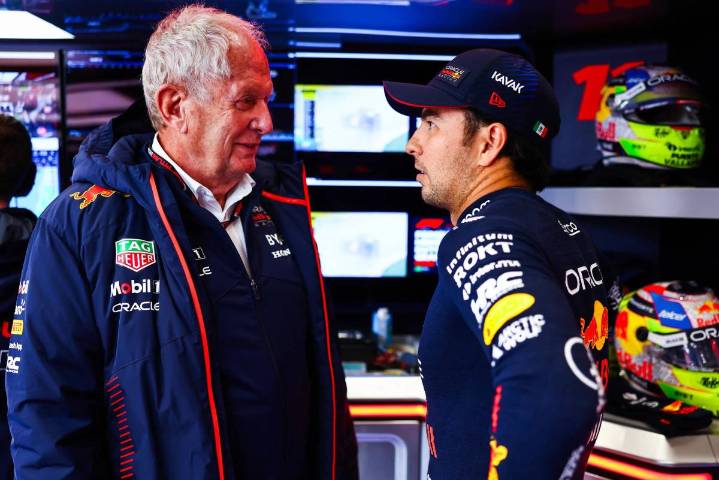 Nuevo ataque de Helmut Marko: dice que Checo Pérez no tiene la agresividad para ser campeón de F1