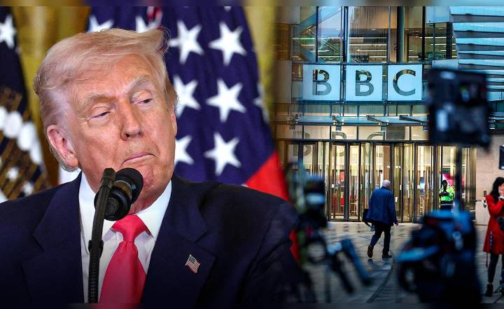 La BBC pide disculpas a Trump por documental 'engañoso' sobre el asalto al Capitolio, pero se niega a pagar una compensación