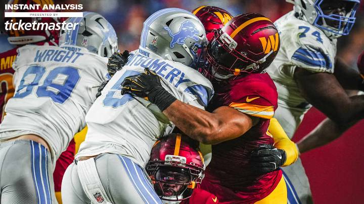 Instant analysis | Commanders drop 5th straight with 44-22 loss to Lions