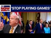 Trump tells GOP senators to 'stop playing games' with shutdown