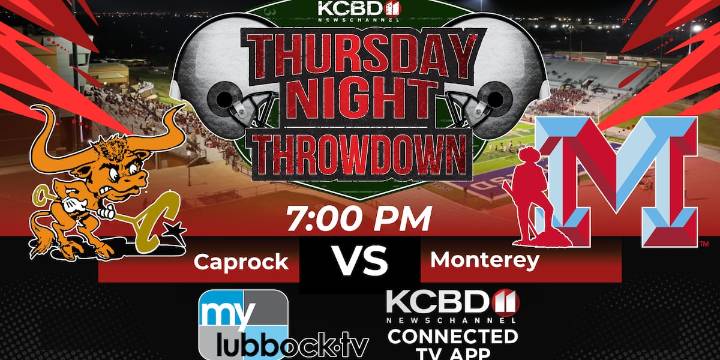 WATCH LIVE THURSDAY NIGHT THROWDOWN: Monterey hosts Amarillo Caprock, winner advances to playoffs