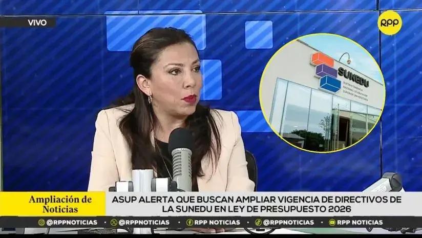 ASUP alerta que buscan ampliar vigencia de directivos de la Sunedu en Ley de Presupuesto 2026