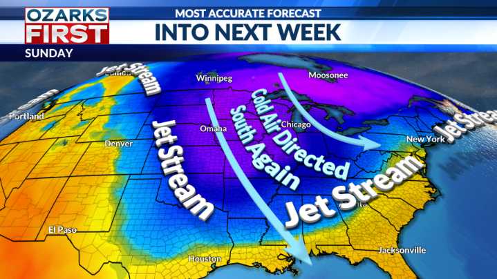 First frigid blast of the season arrives Sunday