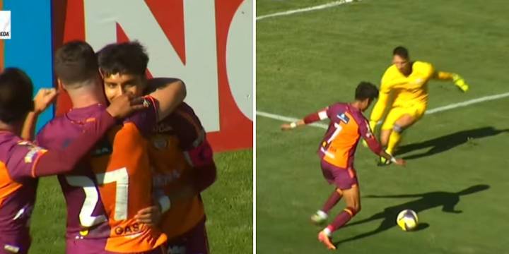 Gol de José Manzaneda tras resbalón de Sebastián Britos en Universitario vs Los Chankas por Liga 1 2025