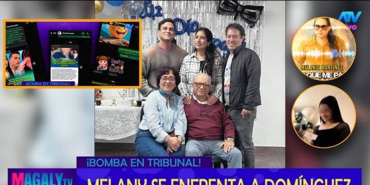 Melanie Martínez expone los mensajes de Christian Domínguez y sus padres a su hija adolescente: “No tenemos nada de que hablar”