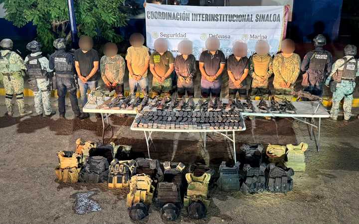 Cinco muertos y nueve detenidos tras enfrentamiento en Culiacán