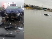 Frente frío 16 y lluvias traen muerte e inundaciones en Tamaulipas