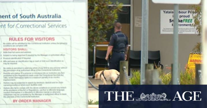 Prison in lockdown after bashing