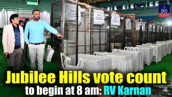 Jubilee Hills vote count to begin at 8 am; tight security in place