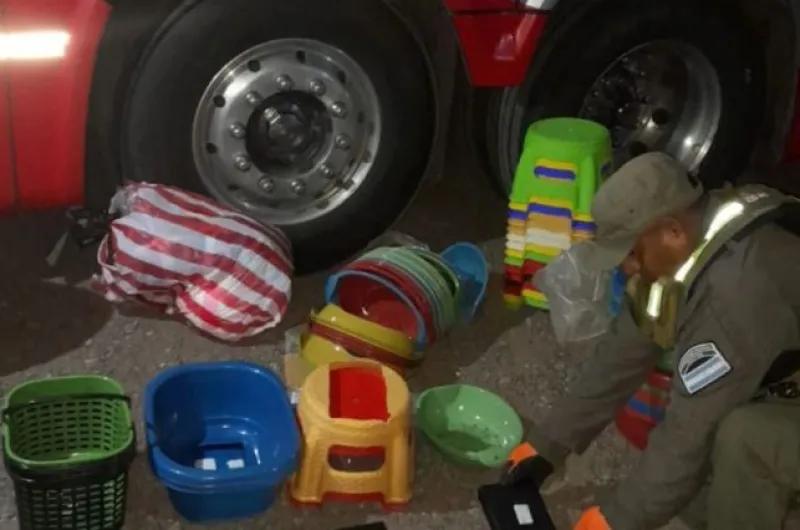 Descubren más de 4 kilos de cocaína ocultos en encomiendas durante un control en ruta