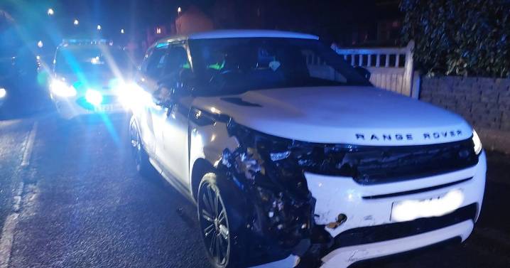 Swerving Range Rover smashes into car with baby inside in Derbyshire