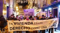 Casi mil personas claman en Jaca por el "acceso a la primera vivienda"