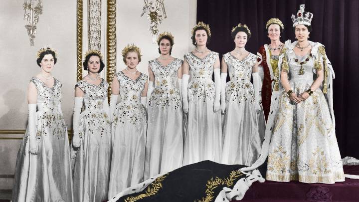 A piece of royal history: Lady Glenconner's coronation photograph, signed by the late Queen Elizabeth II, is set to be auctioned