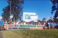 Organizan la segunda marcha a la vera del río Uruguay para rechazar planta de hidrógeno
