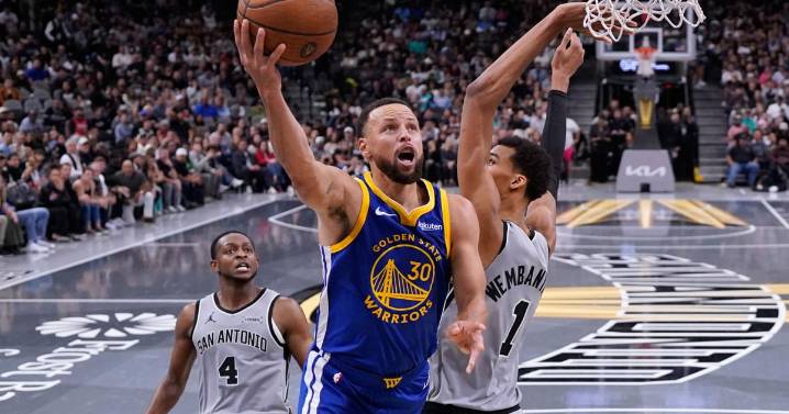 Curry scores season-high 49 points as Warriors beat Wembanyama, Spurs 109