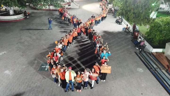 Realizan Maratón Naranja por la Erradicación de la Violencia contra la Mujer en San Fernando