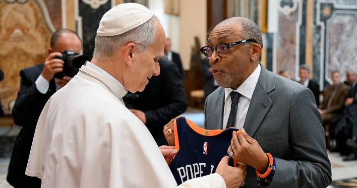 Spike Lee Blesses Pope Leo with Knicks Jersey at the Vatican