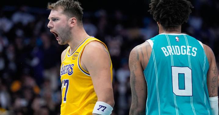 Doncic scores 38 points as Lakers use strong third quarter to earn 6th win in last 7 games