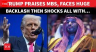 Trump Applauds MBS, Backlash Spills In — Then He Drops A Shocker On Stage