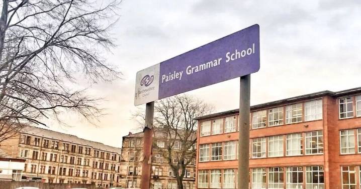 Families in shock after tragic death of Paisley school pupil