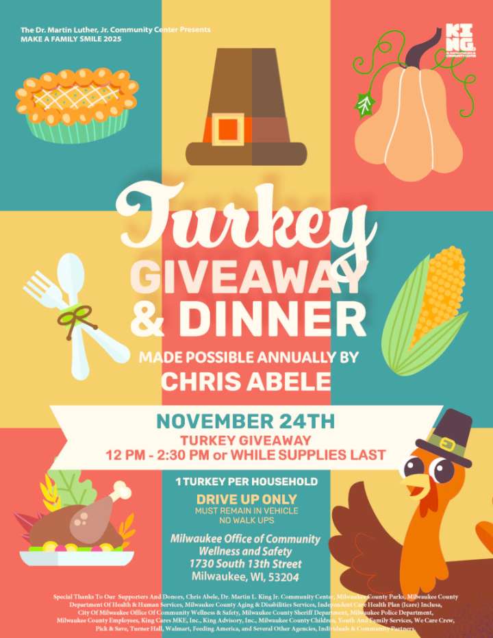South Side Thanksgiving Turkey Giveaway & Dinner on November 24