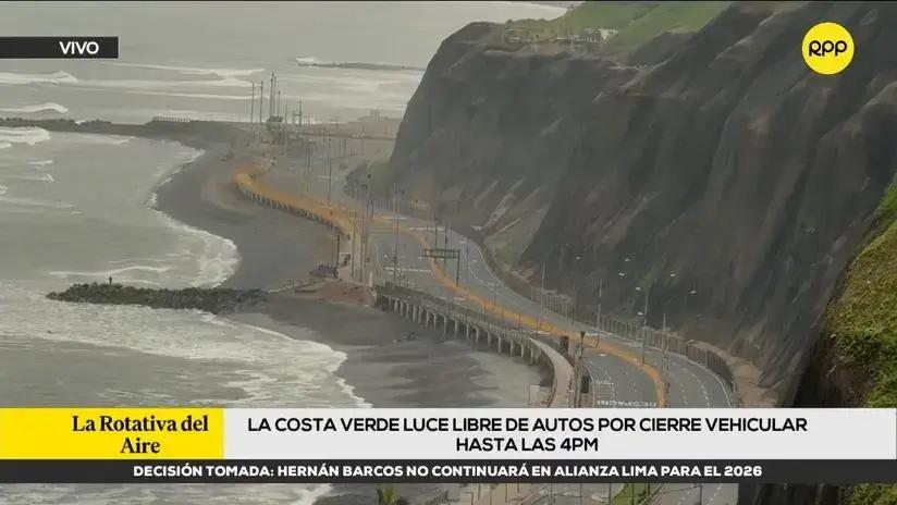 Así amaneció la Costa Verde tras cierre por competencia de los Juegos Bolivarianos