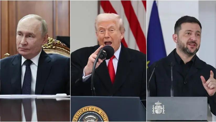Donald Trump dice que "solo" se reunirá con Vladímir Putin y Volodímir Zelenski cuando acuerdo de paz sea definitivo