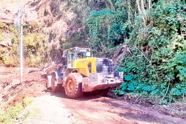 Un avance del 87 % en rehabilitación de caminos