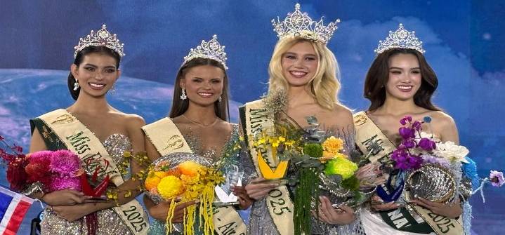 Natalie Puskinova de la República Checa coronada Miss Tierra 2025