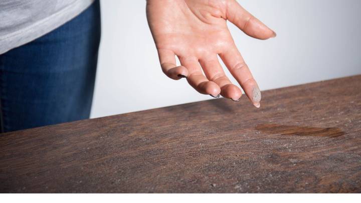 This 4-ingredient homemade spray will remove dust from surfaces, and stop it from coming back