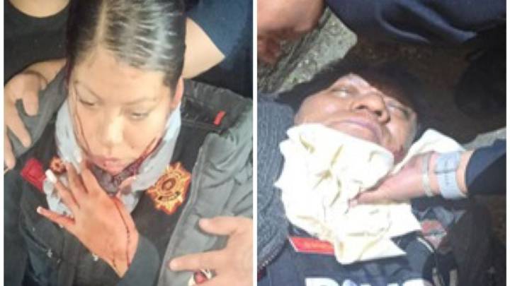 Policía hiere a su compañera durante pleito en Sam’s Club; ambos acaban hospitalizados