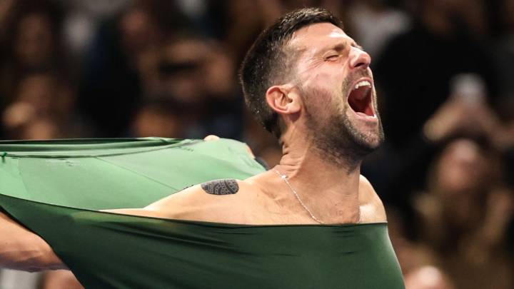 La sorprendente celebración de Djokovic al mejor estilo de Hulk tras ganar el ATP 250 de Atenas
