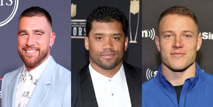 12 NFL Players Currently Dating or Married to Famous Women | Alix Earle, Braxton Berrios, Chanel Iman, chloe kim, Christian McCaffrey, Ciara, Davon Godchaux, DK Metcalf, EG, Extended, Football, Fred W