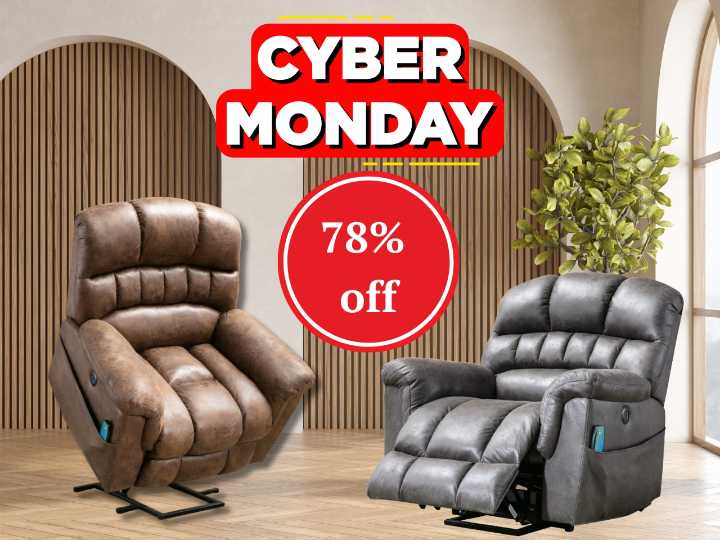 Wayfair’s $1,800 luxury power lift recliner is only $390 for Cyber Monday with free shipping