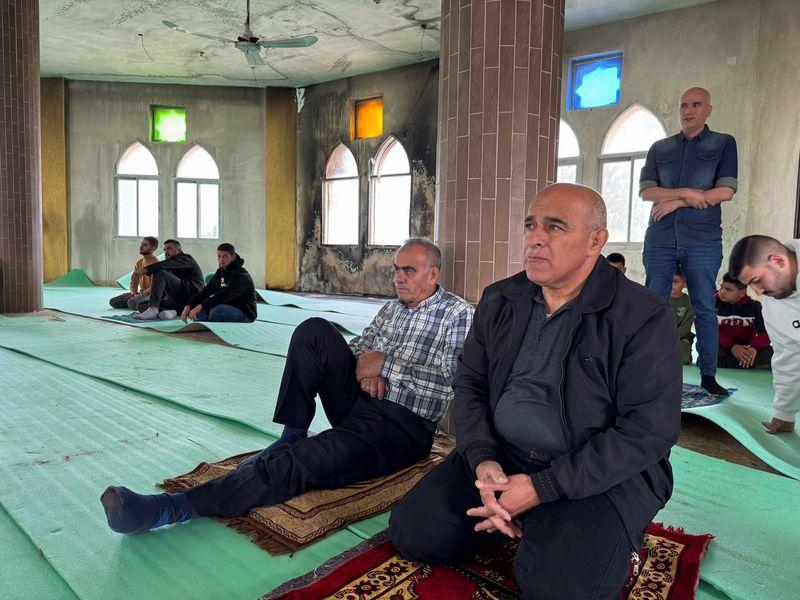 Palestinians return for prayers in West Bank mosque after settler attack