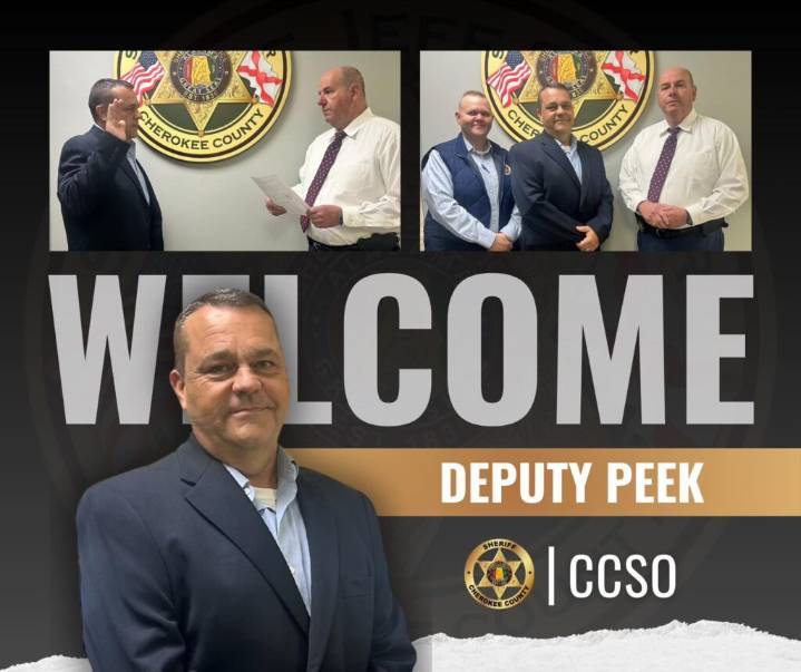 Cherokee County Sheriff’s Office Welcomes New School Resource Officer