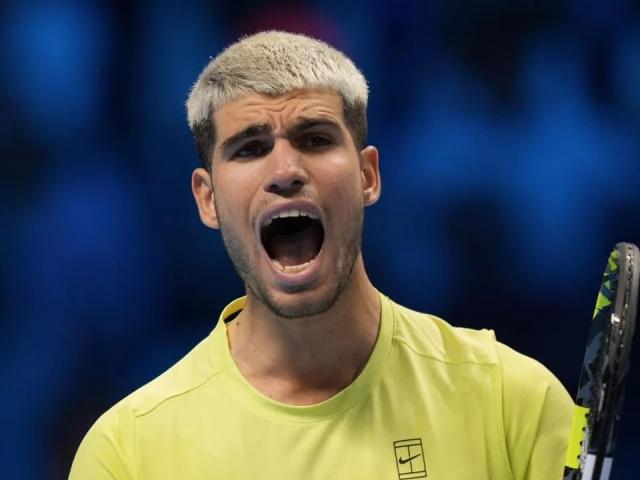 Alcaraz fights back to beat Fritz at ATP Finals