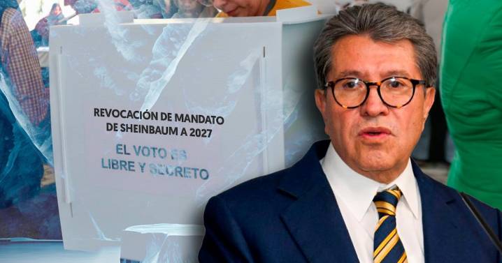 Monreal ‘congela’ reforma para mover revocación de mandato de Sheinbaum a 2027