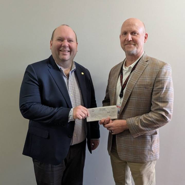 Sen. Andrew Jones Presents Grant Funding to Gadsden City Schools