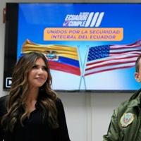 US security chief tours military bases in Ecuador before referendum