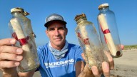 These are the right ways to send a message in the bottle in the ocean